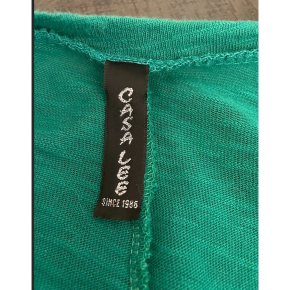 Casa Lee Off the Shoulder Paris Eiffel Tower Top - Sz XL - Picture 4 of 5